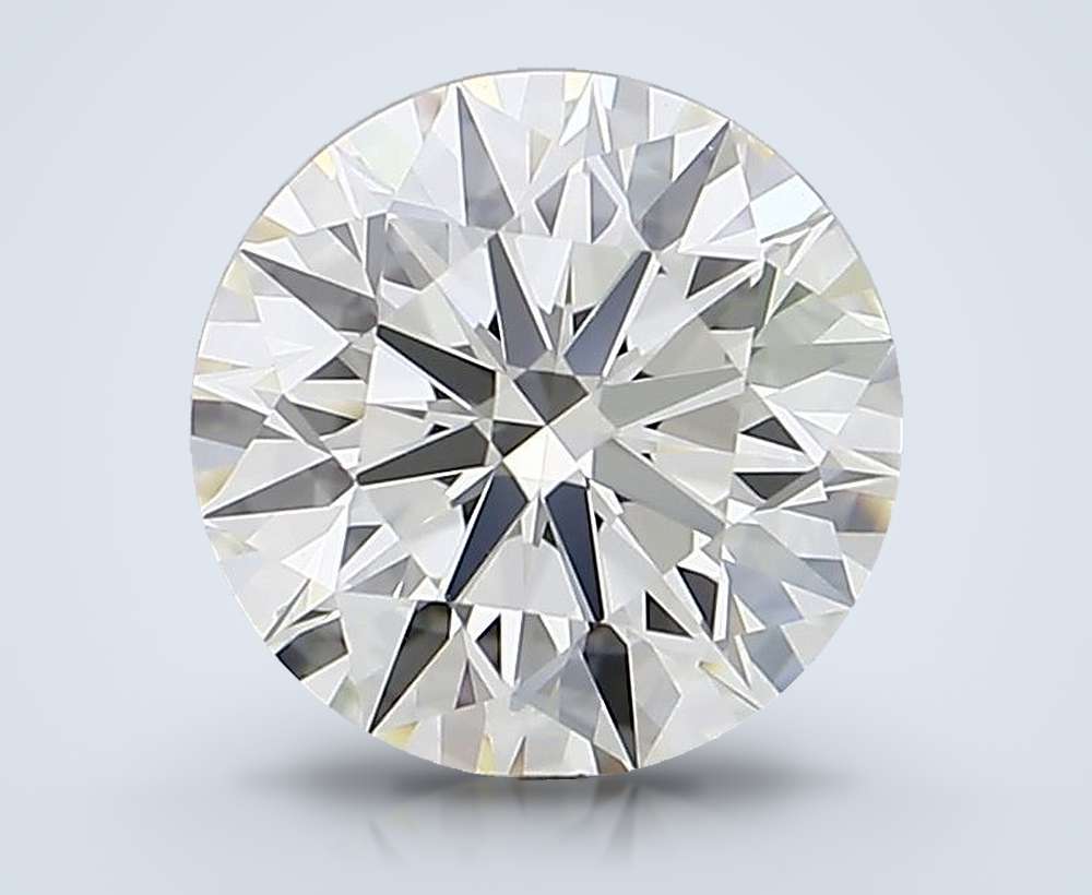 2.09ct K VVS2 Rare Carat Ideal Cut Round Diamond