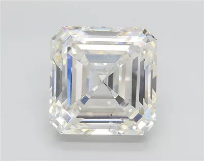 8.60ct F SI1 Excellent Cut Asscher Lab Grown Diamond