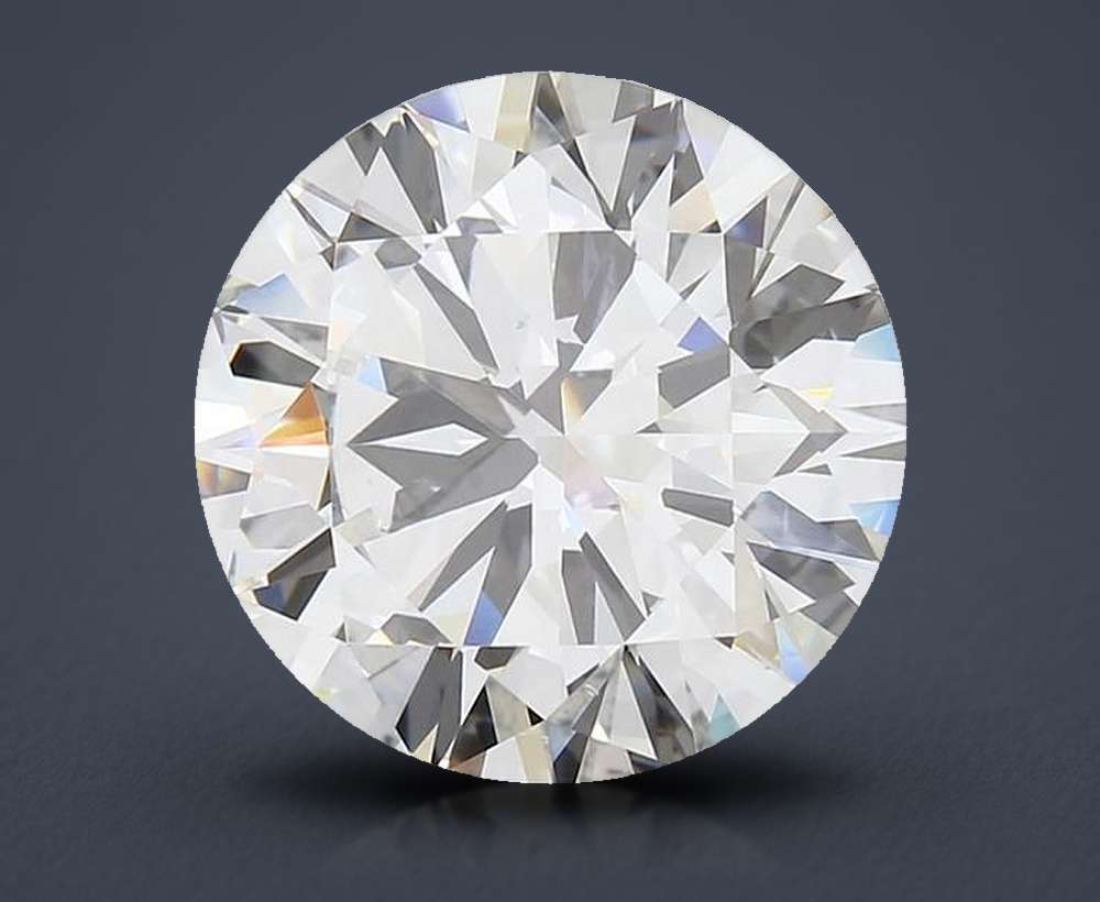 8.01ct F SI1 Rare Carat Ideal Cut Round Lab Grown Diamond