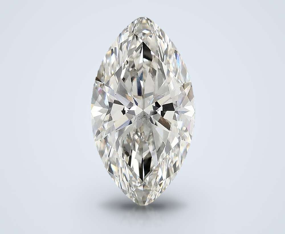 3.02ct G VS2 Rare Carat Ideal Cut Marquise Lab Grown Diamond