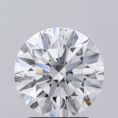 2.04ct G SI1 Rare Carat Ideal Cut Round Diamond