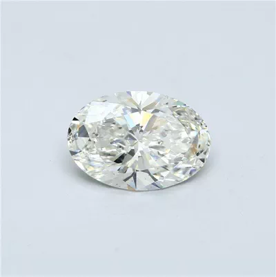 5.02ct K SI2 Rare Carat Ideal Cut Oval Diamond