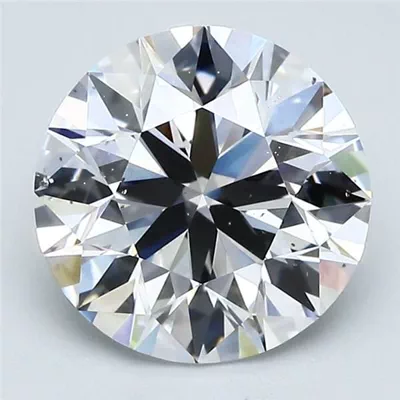 3.01ct D SI1 Excellent Cut Round Diamond