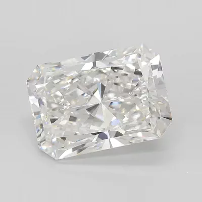 6.01ct F VVS2 Rare Carat Ideal Cut Radiant Lab Grown Diamond