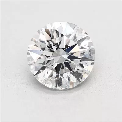 3.31ct F SI2 Rare Carat Ideal Cut Round Diamond
