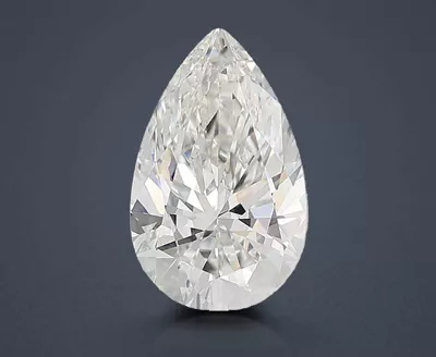 8.09ct F VVS2 Rare Carat Ideal Cut Pear Lab Grown Diamond