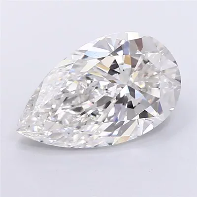 2.50ct E VS2 Rare Carat Ideal Cut Pear Lab Grown Diamond