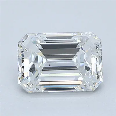 1.50ct E VS2 Rare Carat Ideal Cut Emerald Diamond