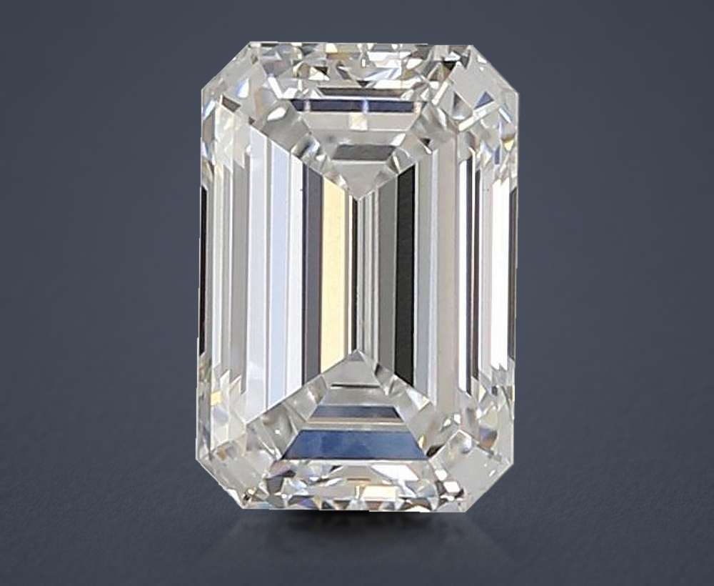 1.59ct D VS1 Rare Carat Ideal Cut Emerald Lab Grown Diamond