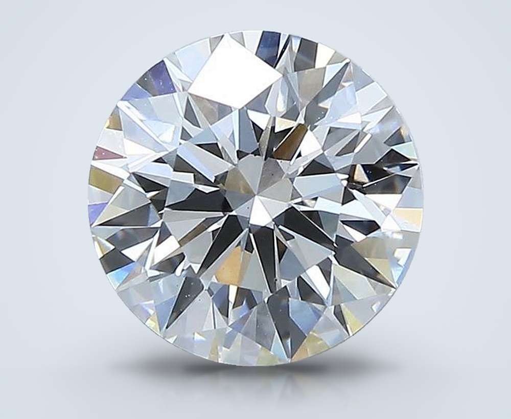 2.20ct E VS2 Rare Carat Ideal Cut Round Lab Grown Diamond