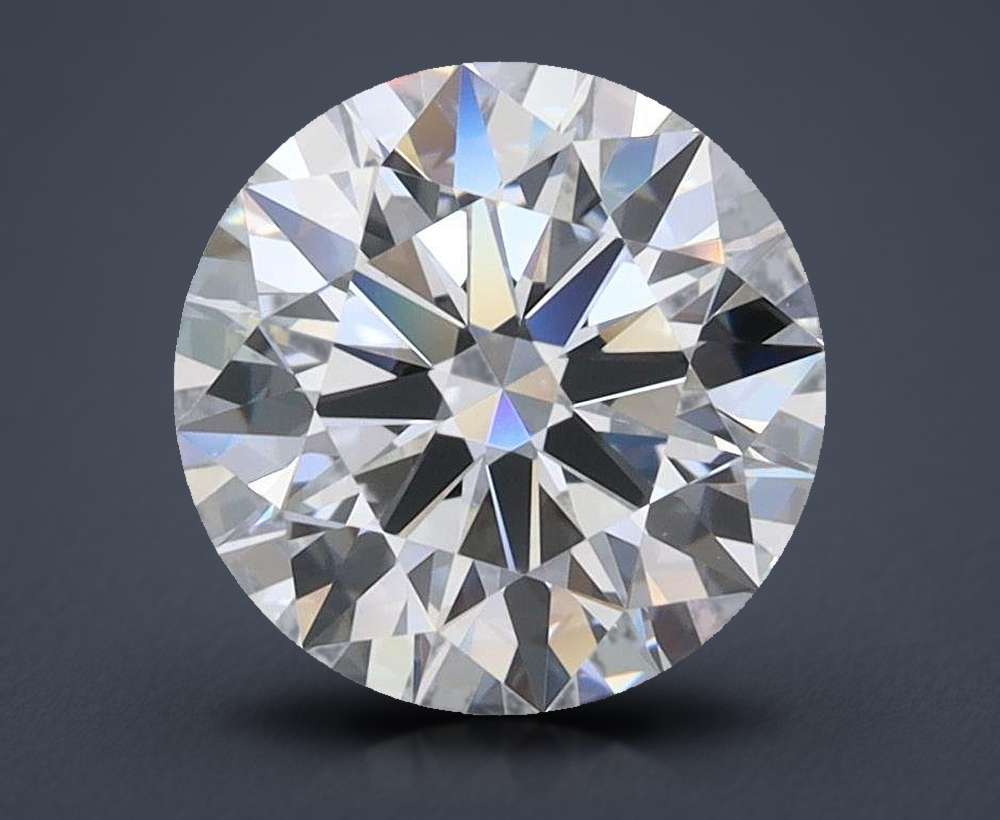 1.98ct D FL Rare Carat Ideal Cut Round Lab Grown Diamond