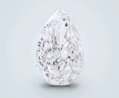 20.08ct F VS1 Rare Carat Ideal Cut Pear Lab Grown Diamond