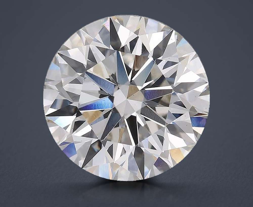 4.08ct H VS1 Excellent Cut Round Lab Grown Diamond