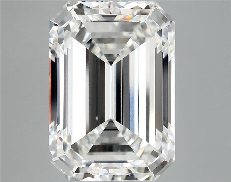 11.87ct F VVS2 Rare Carat Ideal Cut Emerald Lab Grown Diamond