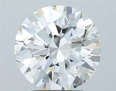 3.02ct G SI1 Rare Carat Ideal Cut Round Diamond