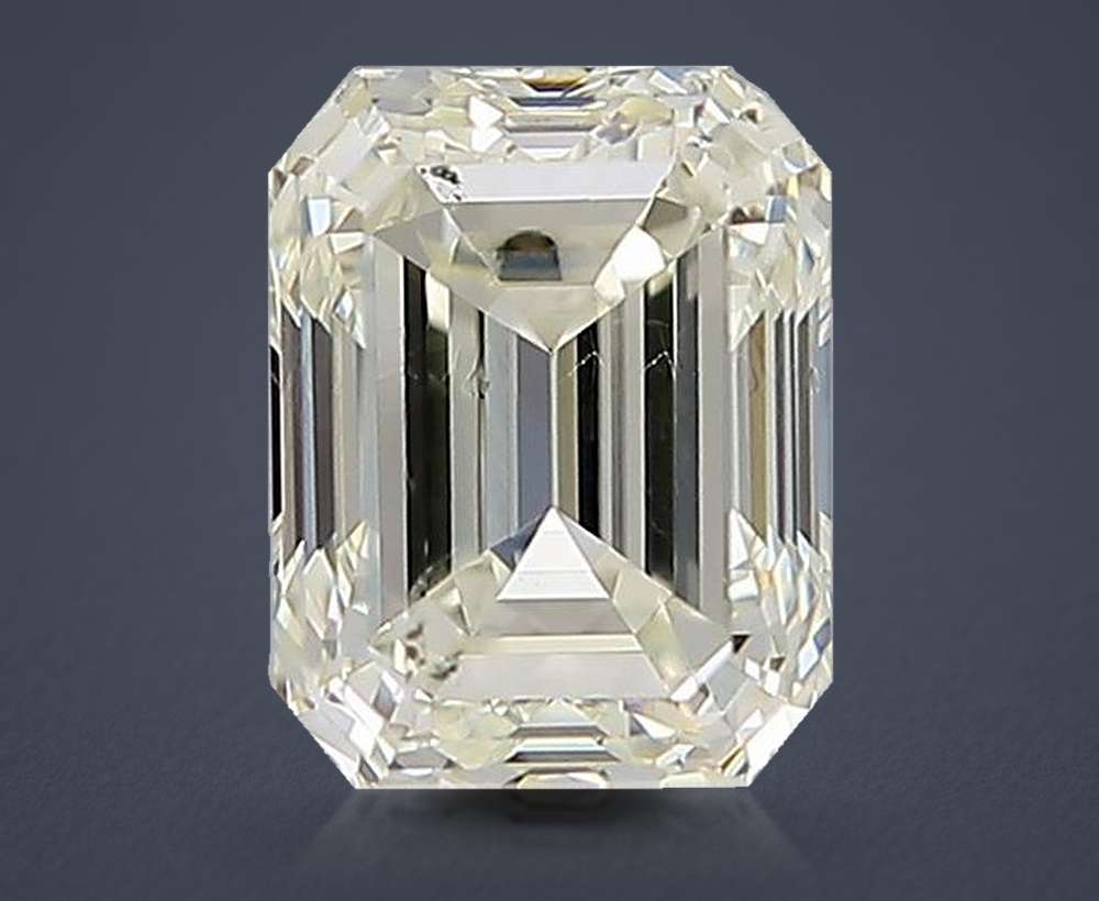 0.90ct K SI1 Very Good Cut Emerald Diamond
