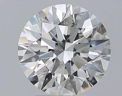 3.20ct I SI1 Rare Carat Ideal Cut Round Diamond
