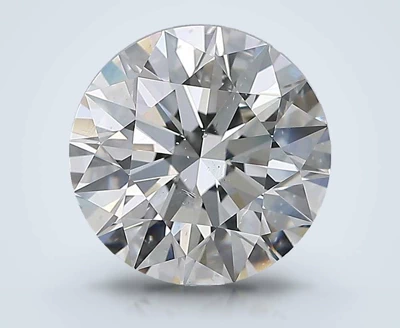 3.20ct I SI1 Rare Carat Ideal Cut Round Diamond