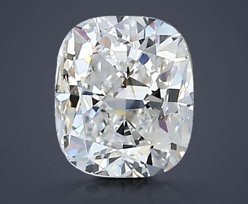 0.61ct E VS2 Very Good Cut Cushion Diamond