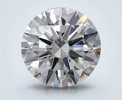 3.01ct F SI2 Rare Carat Ideal Cut Round Diamond