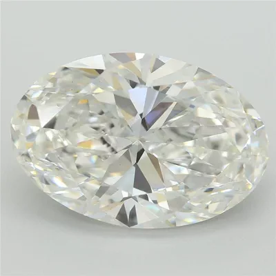 7.03ct F VS1 Rare Carat Ideal Cut Oval Lab Grown Diamond
