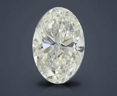 7.03ct F VS1 Rare Carat Ideal Cut Oval Lab Grown Diamond