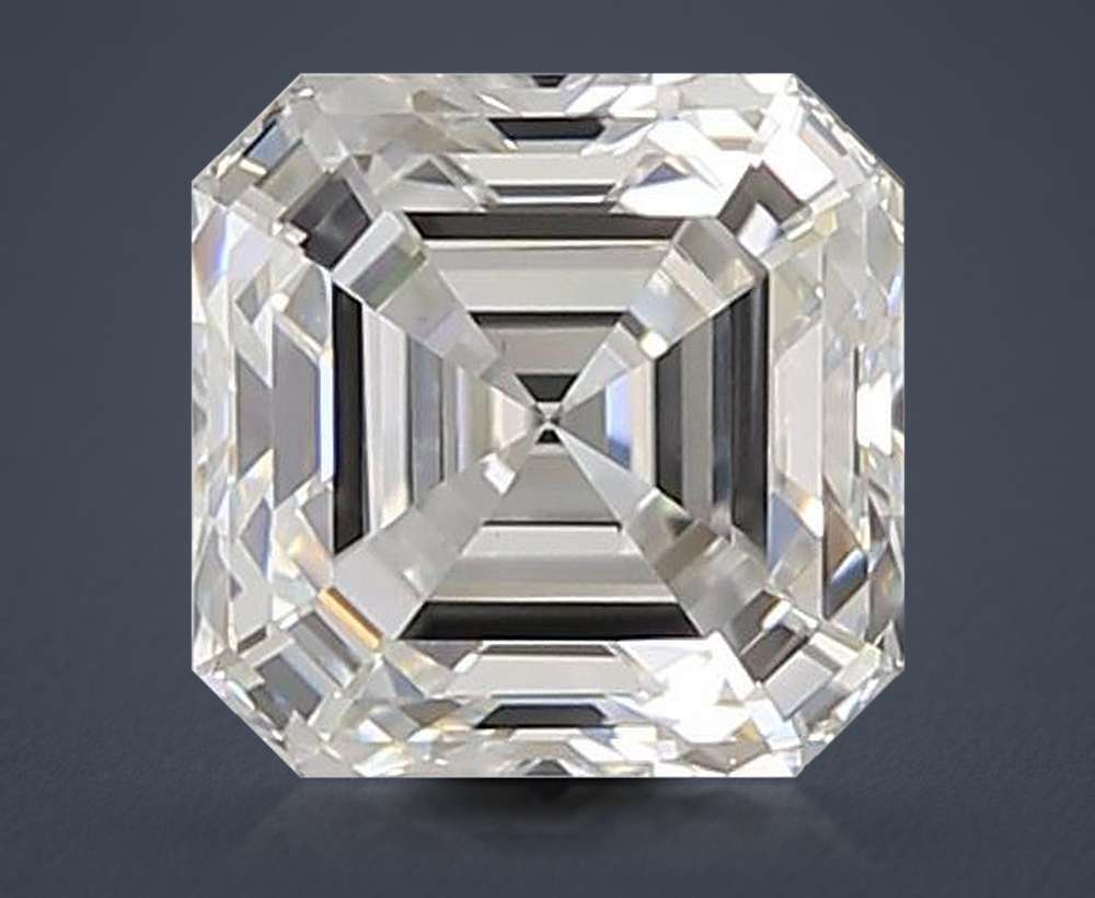 1.60ct D VS1 Rare Carat Ideal Cut Asscher Lab Grown Diamond