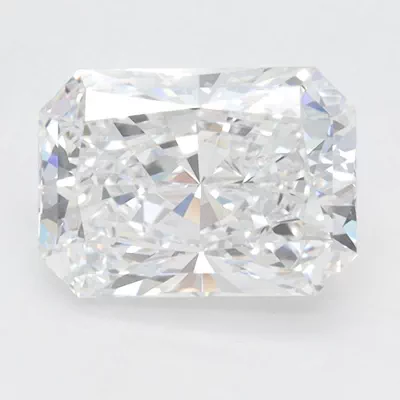 2.08ct D VVS1 Rare Carat Ideal Cut Radiant Lab Grown Diamond