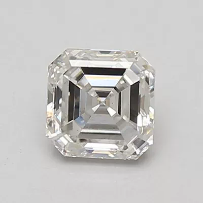 0.85ct F VS2 Very Good Cut Asscher Lab Grown Diamond