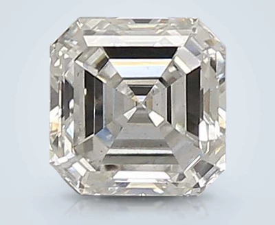 0.85ct F VS2 Very Good Cut Asscher Lab Grown Diamond