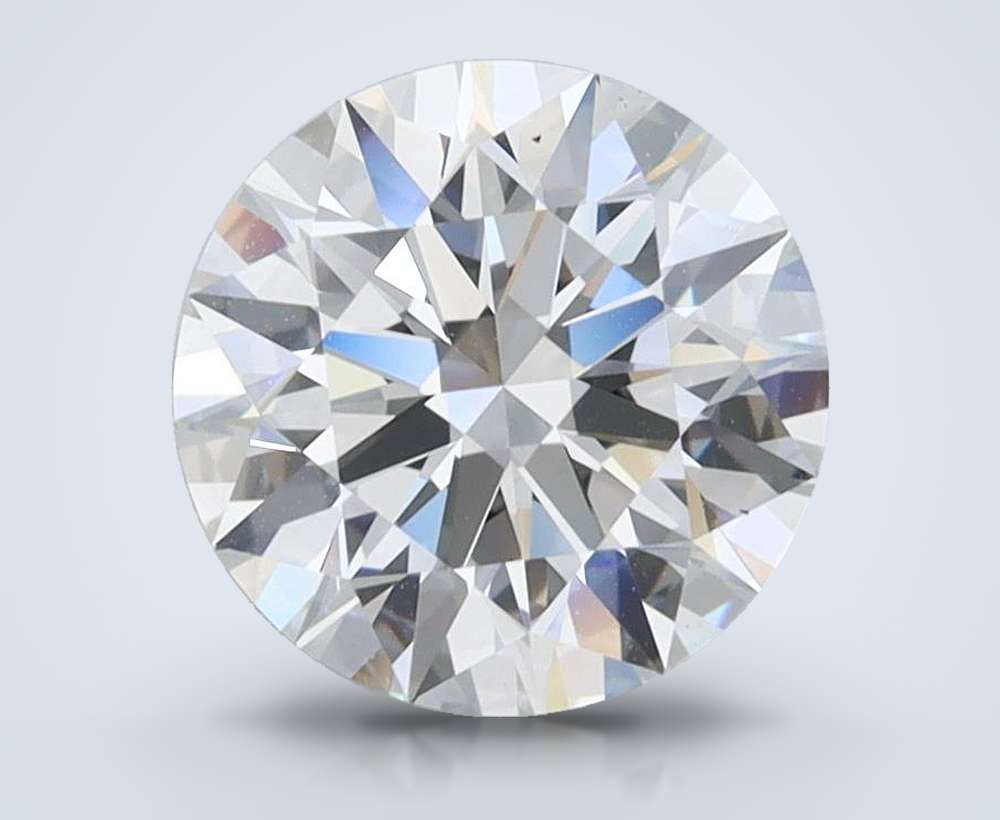 2.13ct F FL Rare Carat Ideal Cut Round Lab Grown Diamond