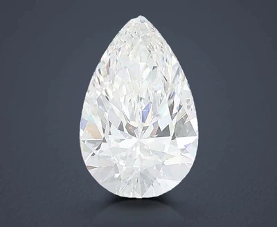 1.10ct E VVS2 Rare Carat Ideal Cut Pear Lab Grown Diamond