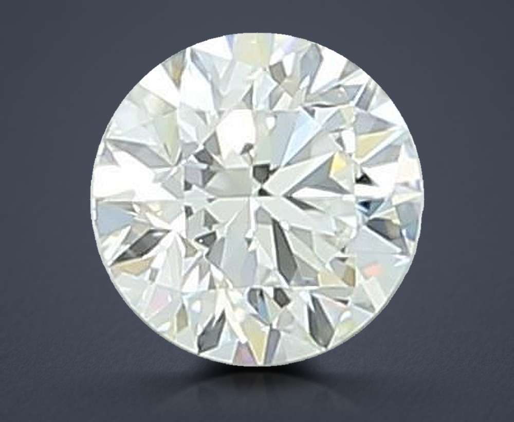 0.46ct F VVS2 Rare Carat Ideal Cut Round Diamond