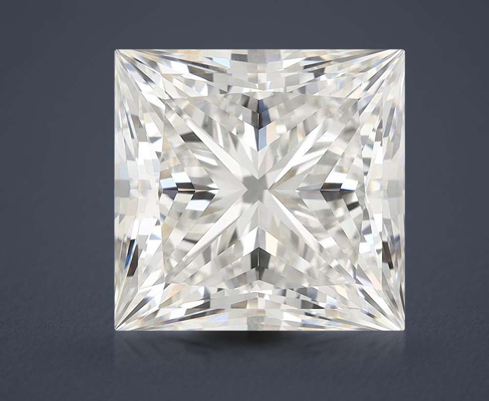 7.10ct G VS1 Rare Carat Ideal Cut Princess Lab Grown Diamond