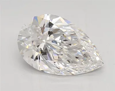 2.42ct E VVS2 Rare Carat Ideal Cut Pear Lab Grown Diamond