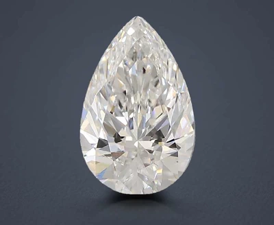 2.42ct E VVS2 Rare Carat Ideal Cut Pear Lab Grown Diamond