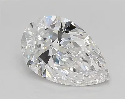 1.33ct D VVS1 Rare Carat Ideal Cut Pear Lab Grown Diamond