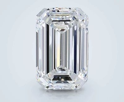 3.52ct G VVS1 Rare Carat Ideal Cut Emerald Diamond