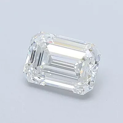 0.71ct H VVS1 Rare Carat Ideal Cut Emerald Diamond