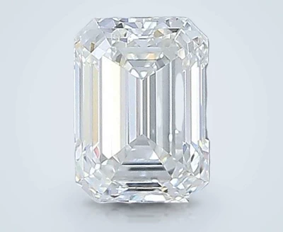 0.71ct H VVS1 Rare Carat Ideal Cut Emerald Diamond