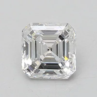 1.06ct D VS1 Rare Carat Ideal Cut Asscher Lab Grown Diamond