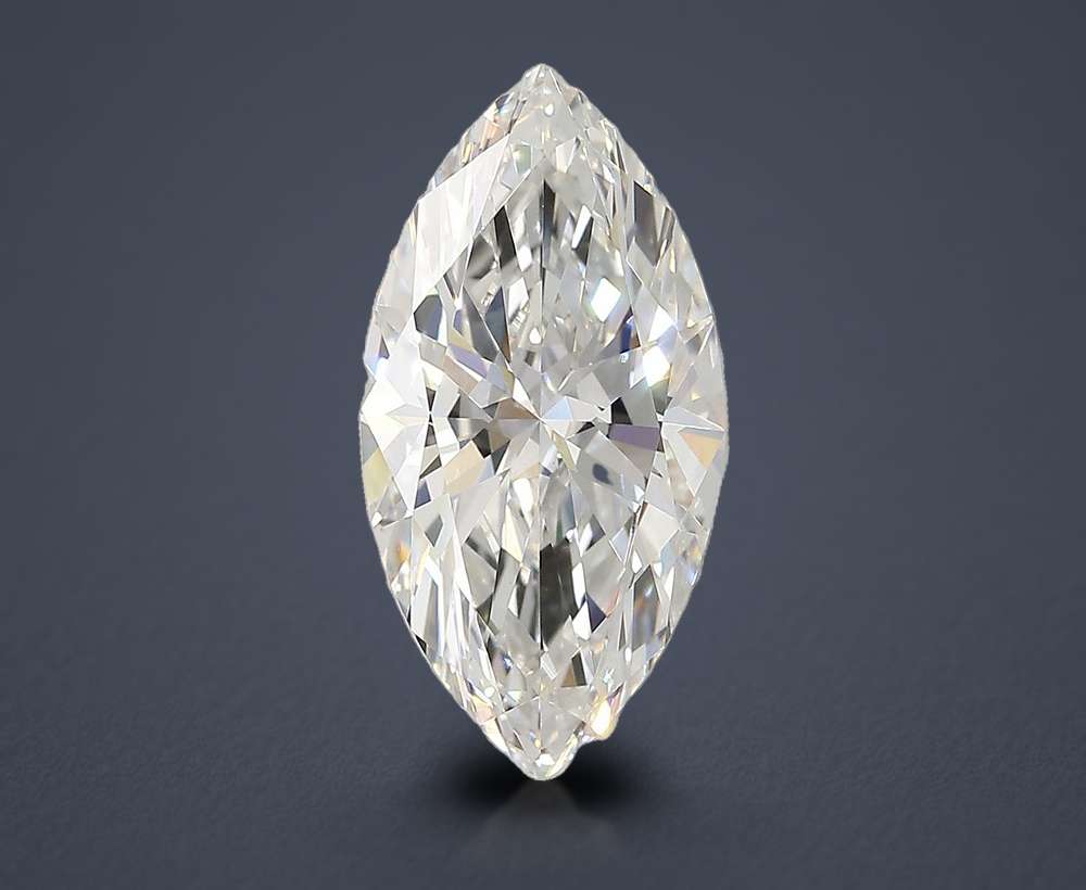 3.57ct E VVS2 Rare Carat Ideal Cut Marquise Lab Grown Diamond
