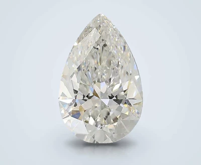 3.04ct F VVS2 Rare Carat Ideal Cut Pear Lab Grown Diamond