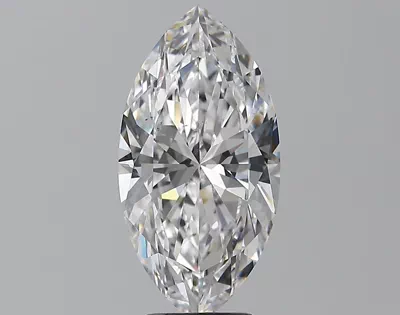 4.01ct D VS2 Rare Carat Ideal Cut Marquise Diamond