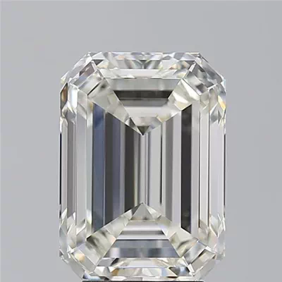 4.52ct I VS1 Rare Carat Ideal Cut Emerald Diamond