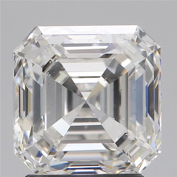 2.21ct G SI1 Rare Carat Ideal Cut Asscher Diamond