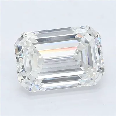 3.10ct F VS1 Excellent Cut Emerald Lab Grown Diamond