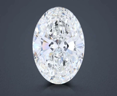 11.05ct G VVS2 Rare Carat Ideal Cut Oval Lab Grown Diamond