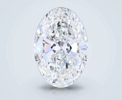 11.05ct G VVS2 Rare Carat Ideal Cut Oval Lab Grown Diamond
