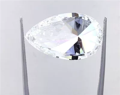 15.00ct F VVS2 Rare Carat Ideal Cut Pear Lab Grown Diamond